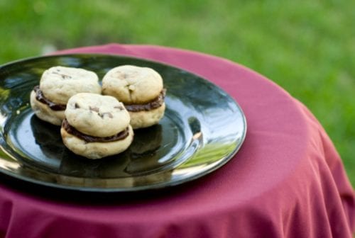 Double Chocolate & Peanut Butter Cookie Sandwiches