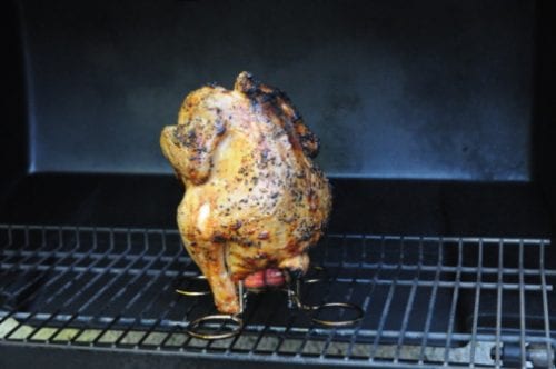 hickory smoked beer can chicken