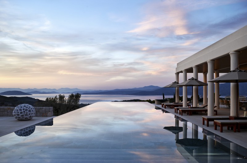 Amanzoe Villa 20 Infinity Pool