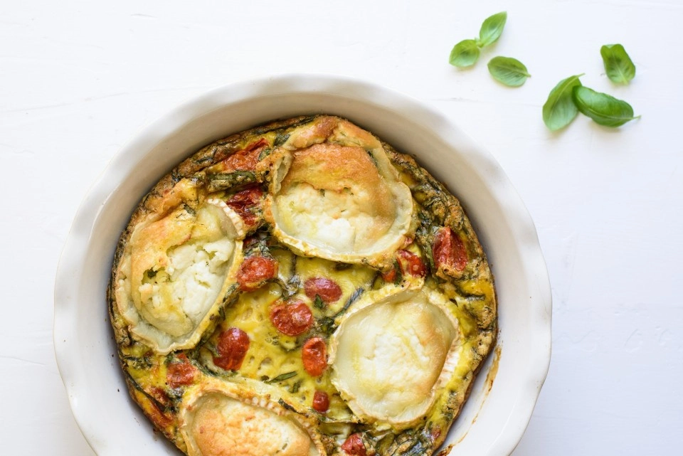 Tomato-Basil-Frittata