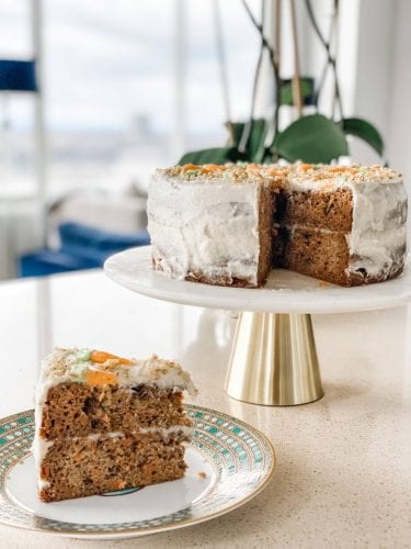 Food Carrot Cake Cut