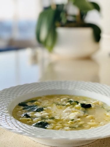 Food Stracciatella Soup