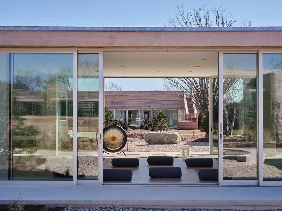 shou Sugi bahn house wellness retreat