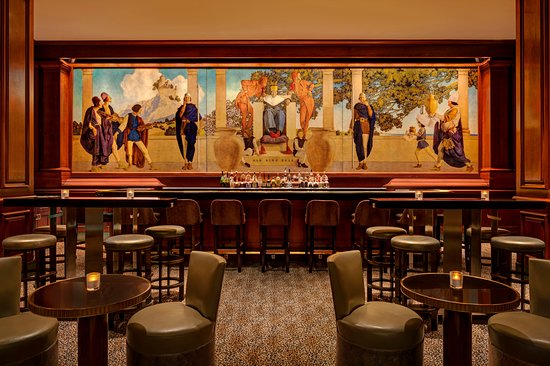 King Cole Bar at the St. Regis Hotel. 
