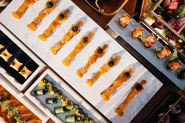 plates of different appetizers