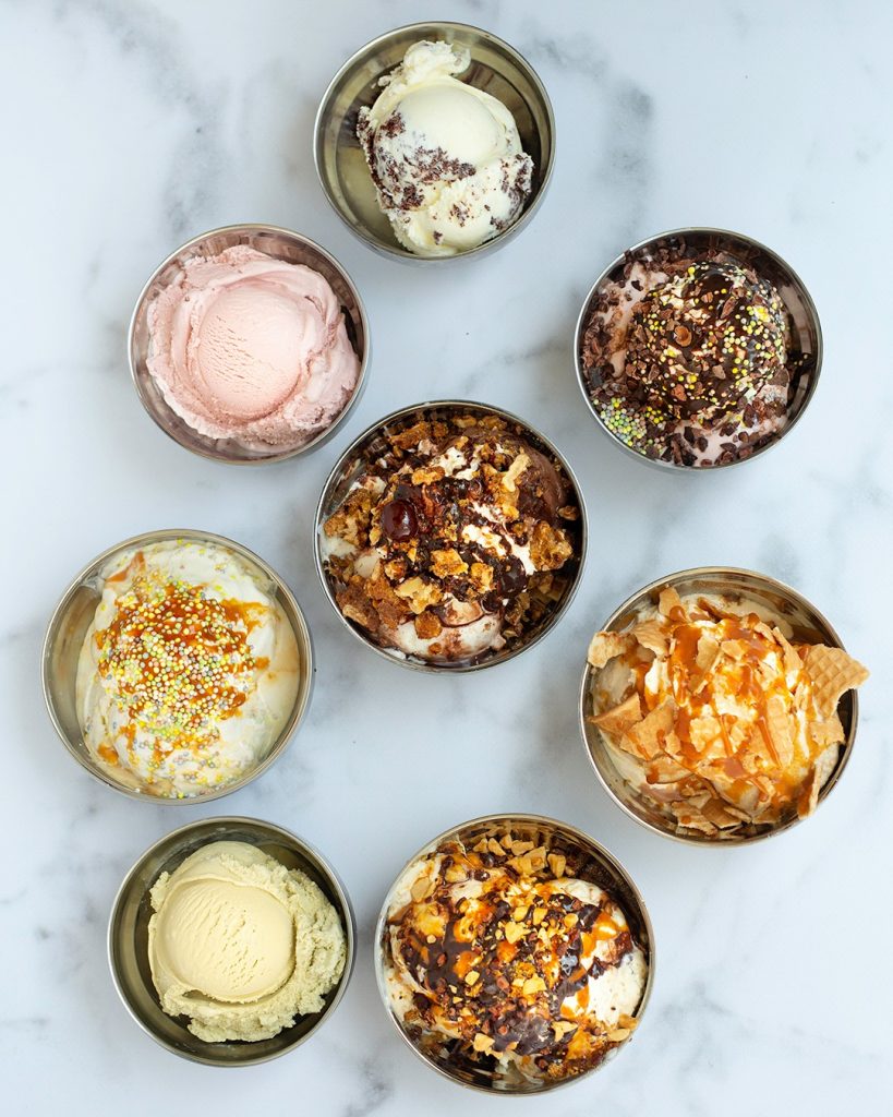 ice cream sundae bar