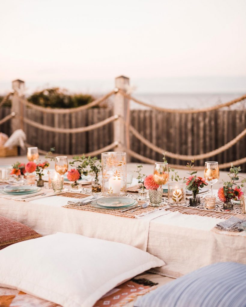 Destination Haus Beach Table Setting 