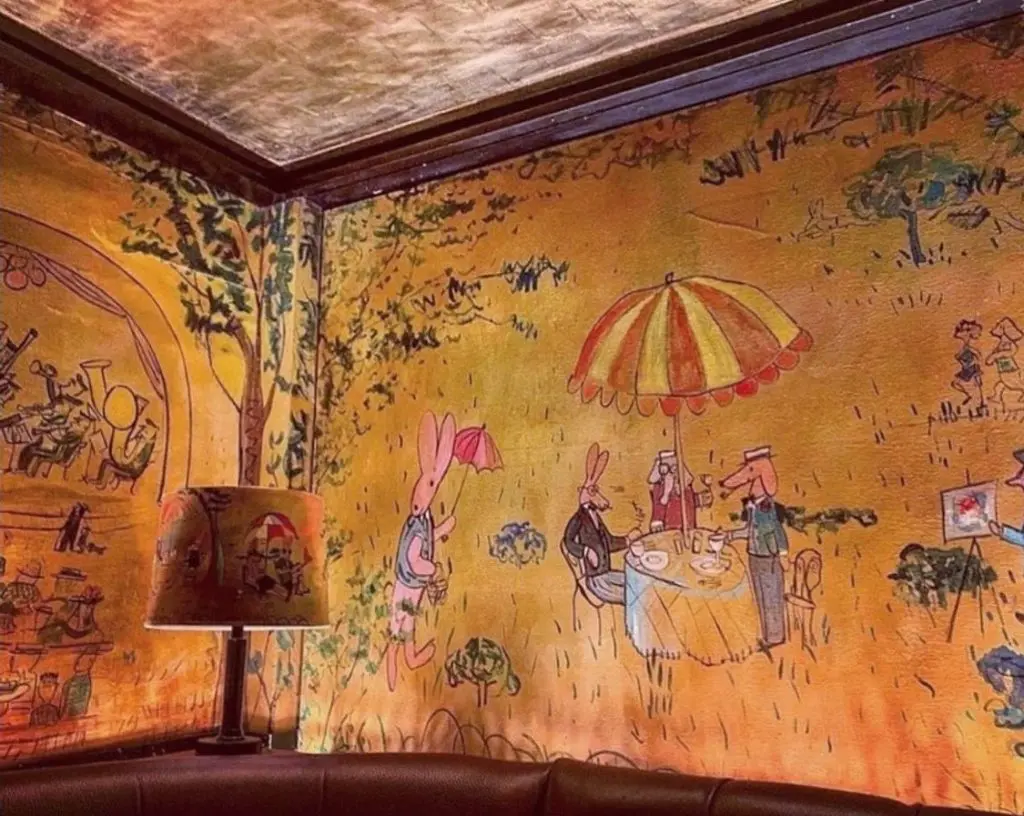 The Carlyle A Rosewood Hotel on Instagram Lets get lost in the magical  murals at Bemelmans Bar  Painted in 1947 by be  Mural Whimsical  artwork Luxury art