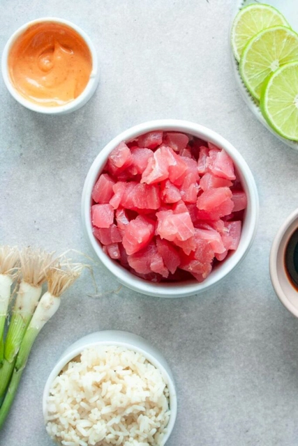 Crispy rice ingredients