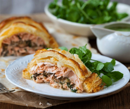 salmon wellington recipe