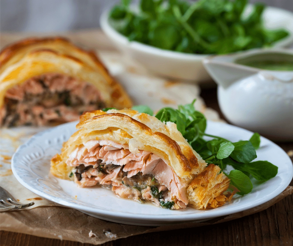 salmon wellington recipe