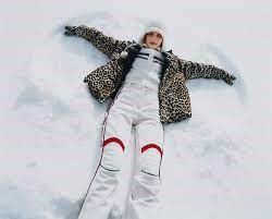 DiorAlps Flared Ski Pants White Technical Fabric