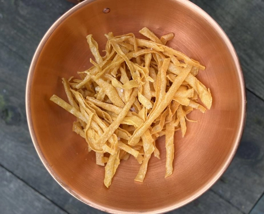 Fried tortilla strips