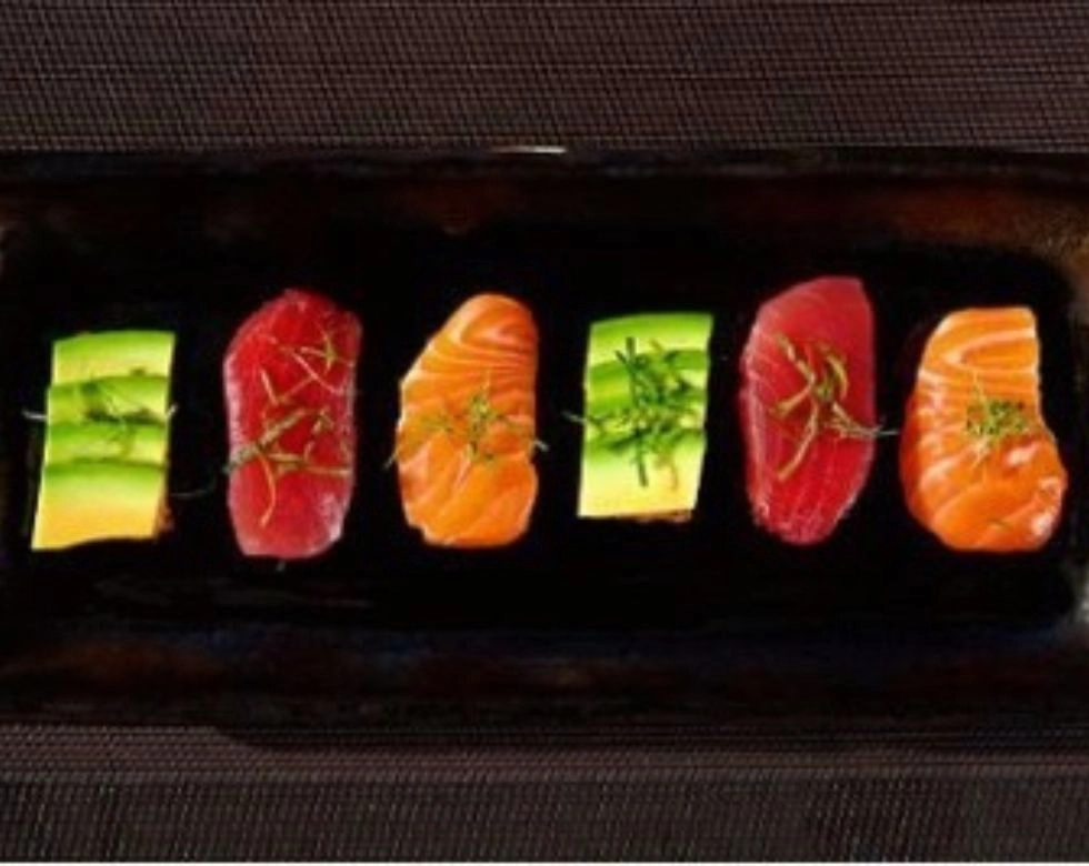 Crispy Rice Salmon Sushi recipe