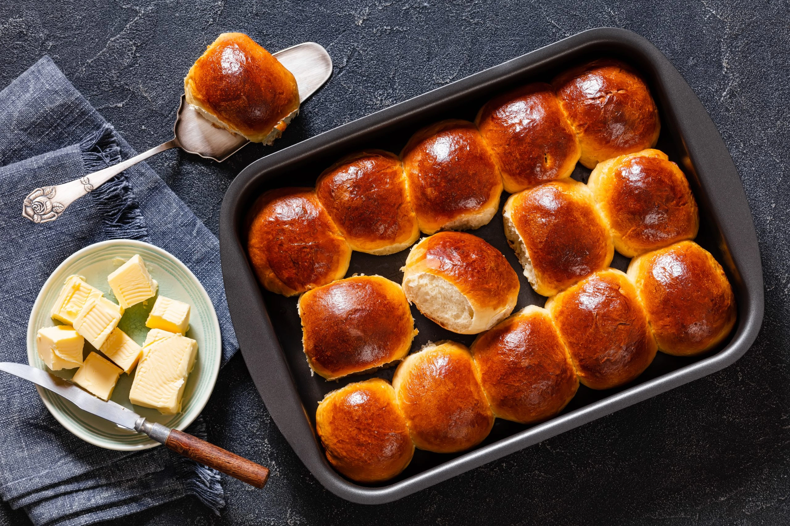 Brioche buns for sliders