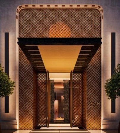 Aman New York Entrance