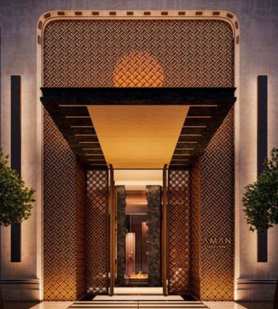 Aman New York Entrance