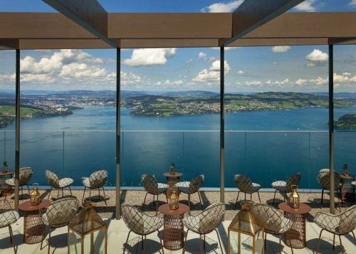 Burgenstock Patio - Switzerland Hotels