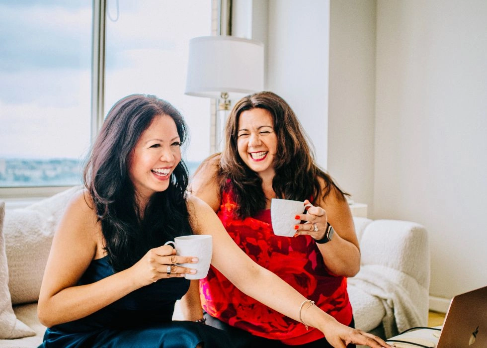 Christine Drinan and Regina Decicco for Off the Cuff Podcast - Where to Eat in NYC Episode