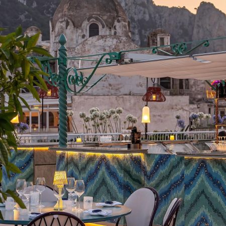 Hotel La Palma Capri Dining Room Amalfi Coast