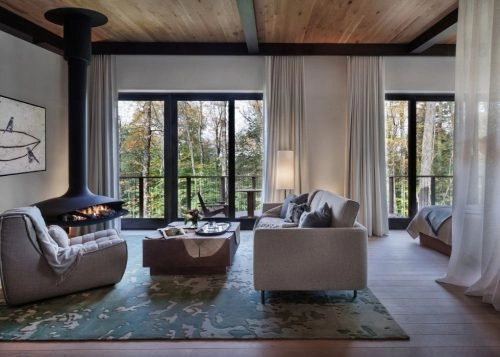 Twin Farms Suite sitting room