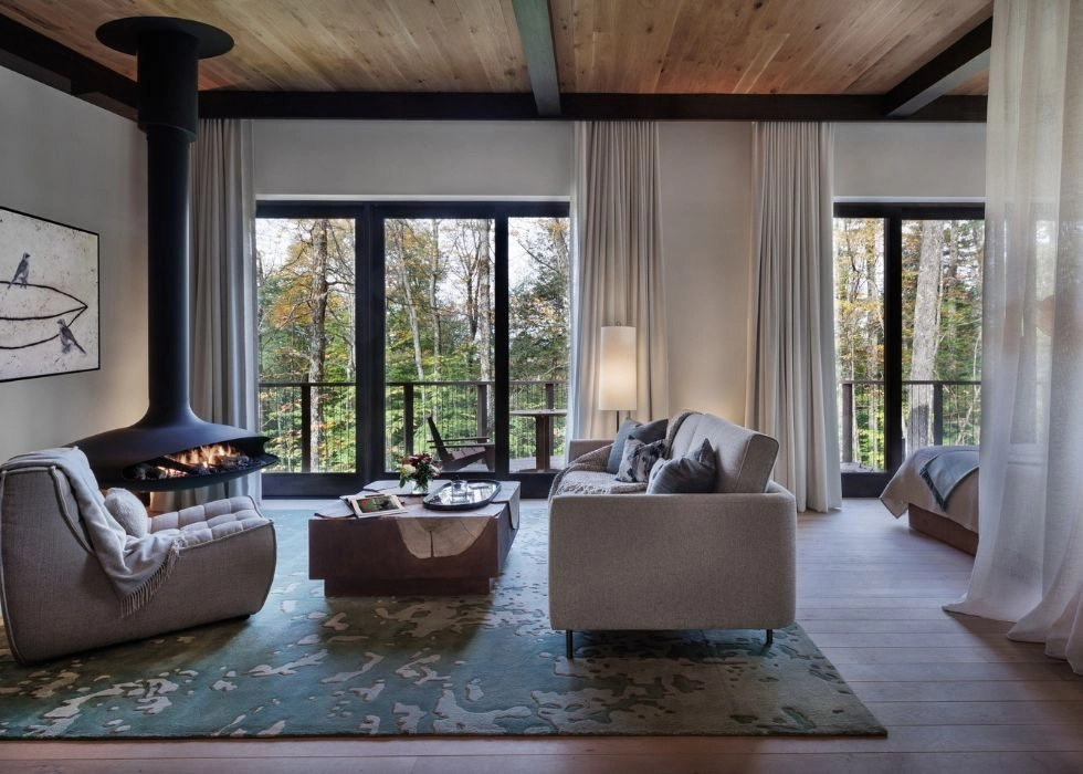 Twin Farms Suite sitting room