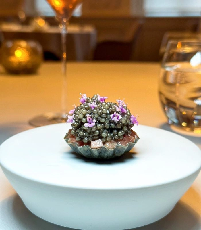 Jordnear Caviar Tart
