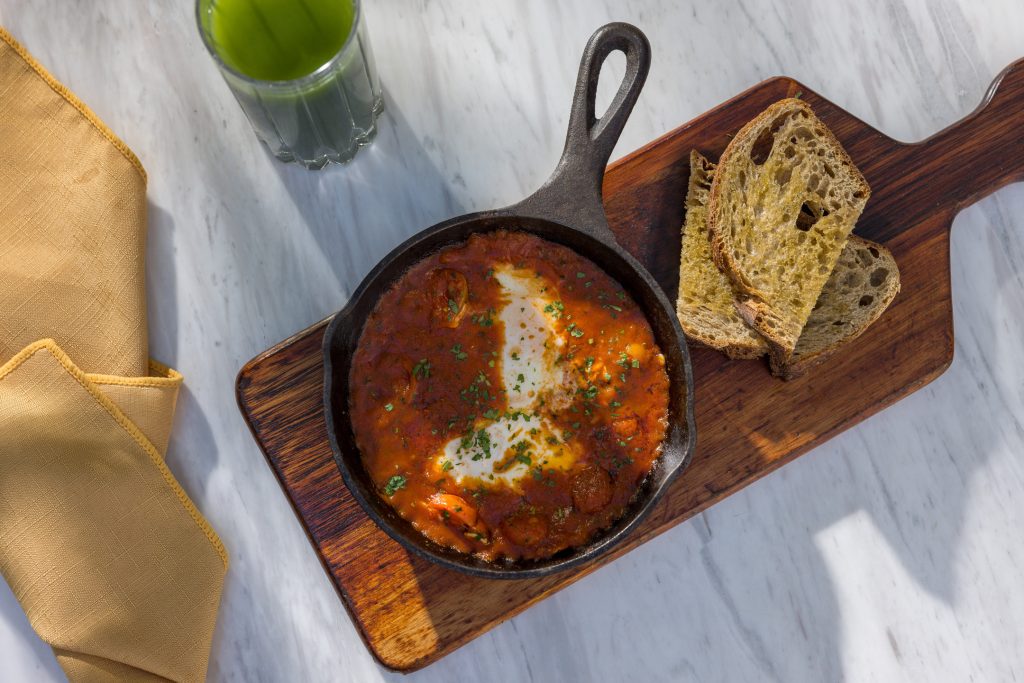 Breakfast at Culina at Four Seasons Los Angeles at Beverly Hills.