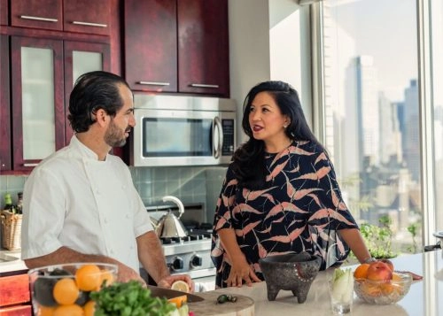 Book chef service Ben and Christine