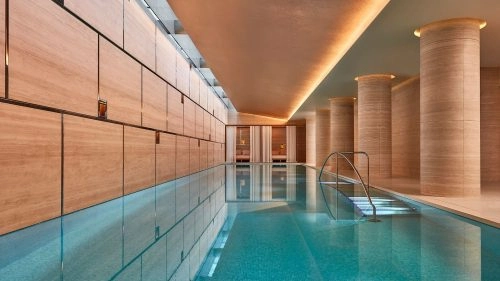 Swimming pool at Surrenne, a state-of-the-art Wellness Club in London.