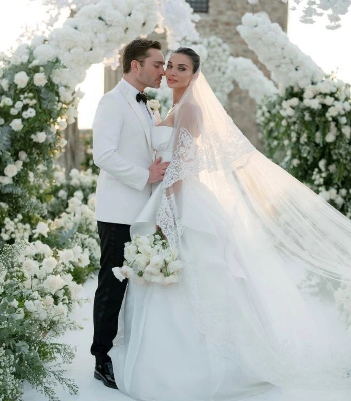 Ed Westwick and Amy Jackson