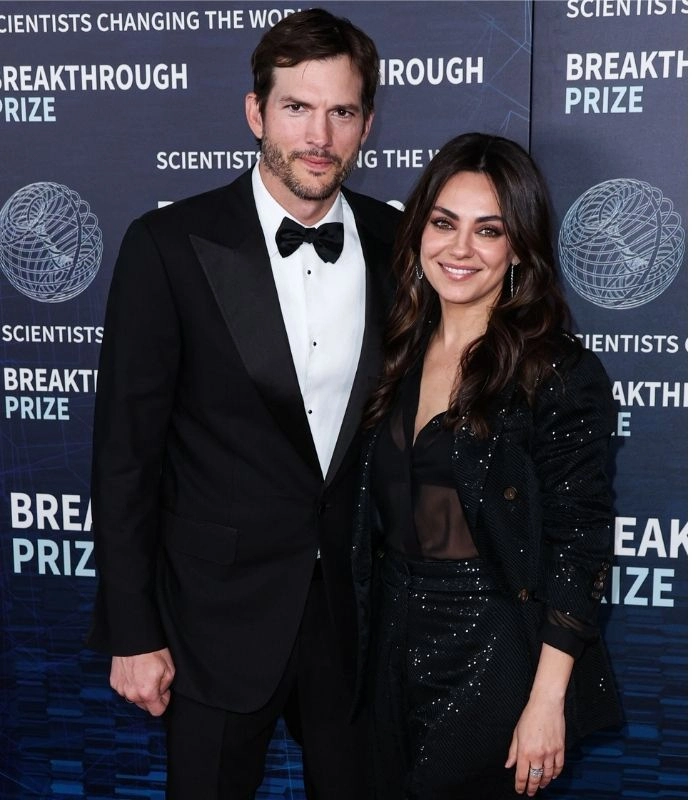 Ashton Kutcher and mila kunis