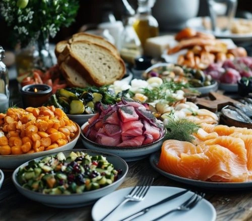 Scandinavian-Inspired Buffet