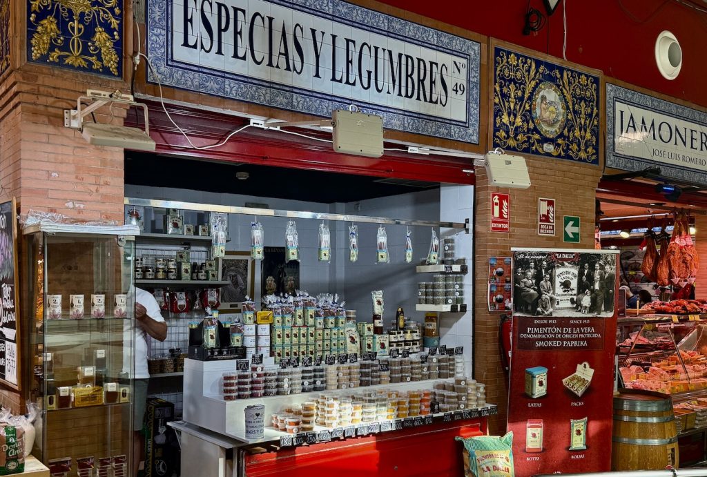 Cooking classes and daytime eating at Mercado de Triana Seville
