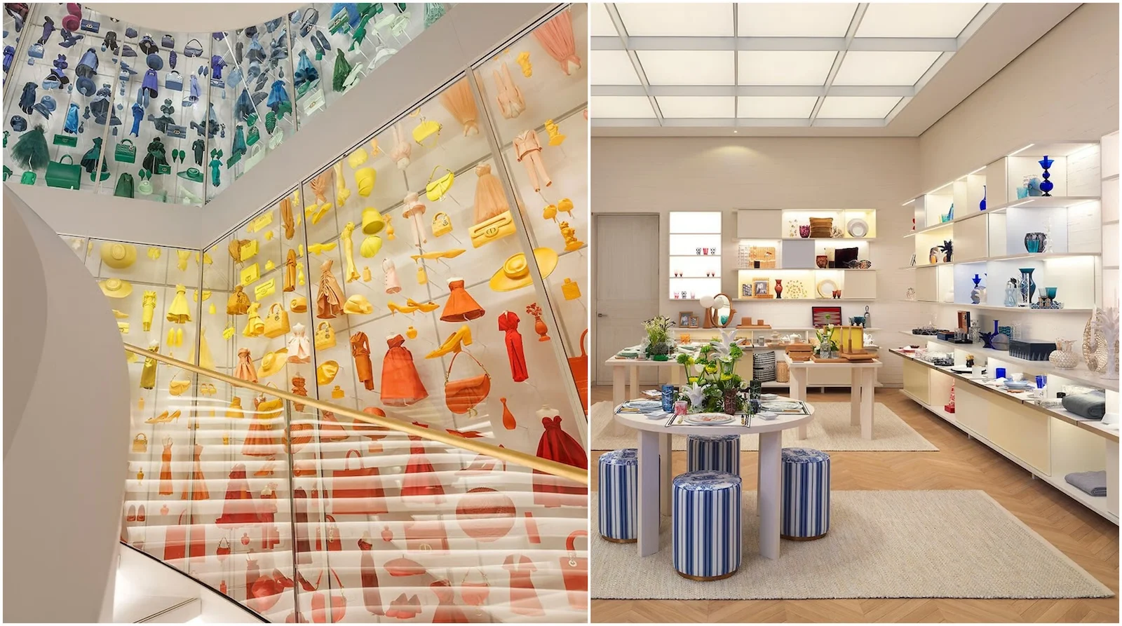 30 Avenue Montaigne, Dior flagship in Paris. Yannick Alleno chef at the on-site restaurants