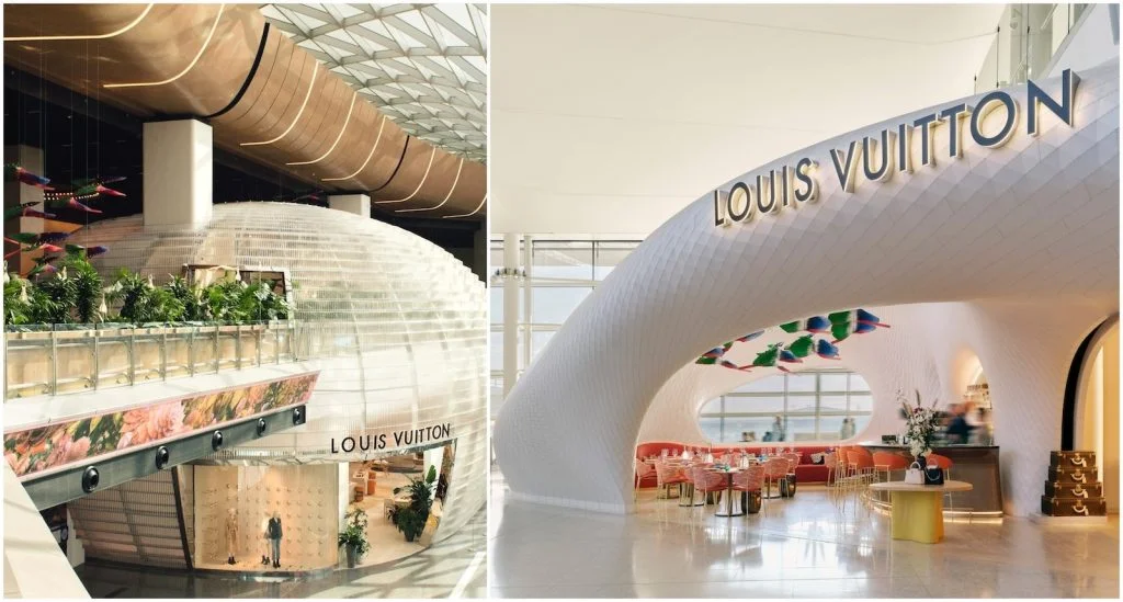 Louis Vuitton café in Paris Tea Time