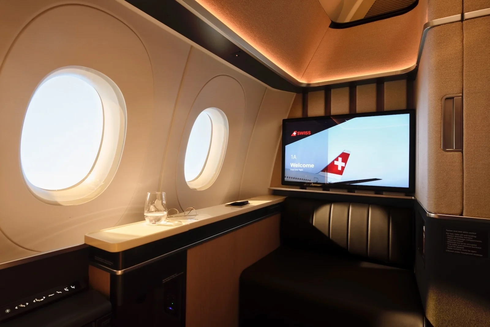 SWISS' New First Class Product Offers Utmost Privacy and Space