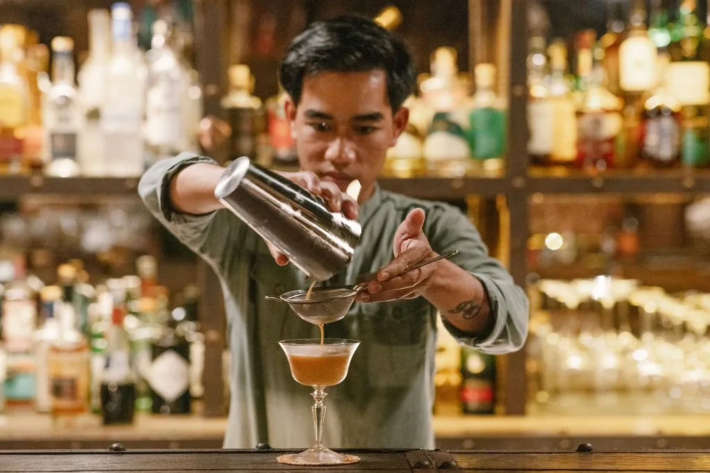 Luxury jungle cocktail at Shinta Mani Wild Cambodia