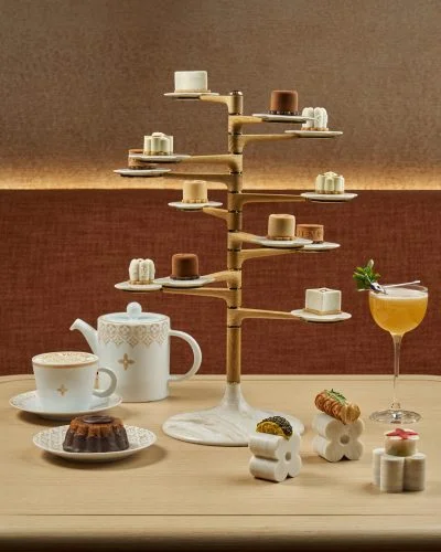 Louis Vuitton café in Paris Tea Time