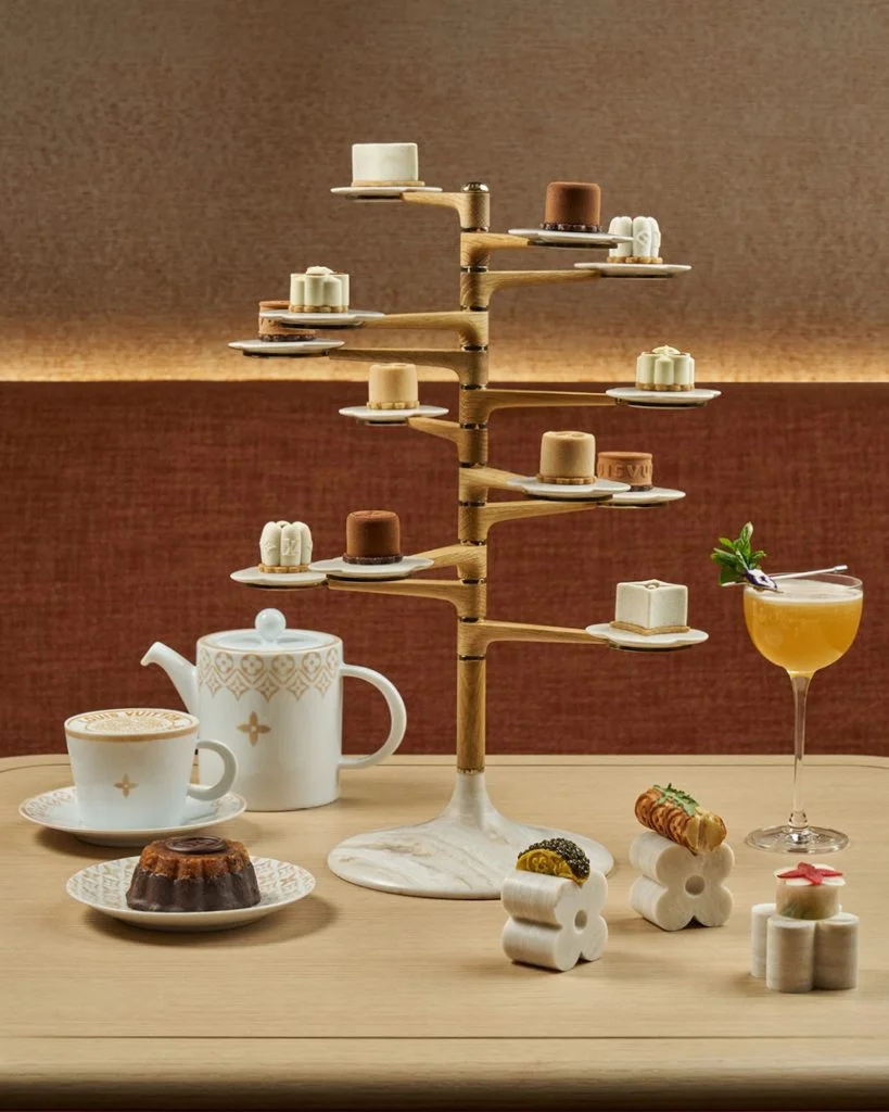 Louis Vuitton café in Paris Tea Time