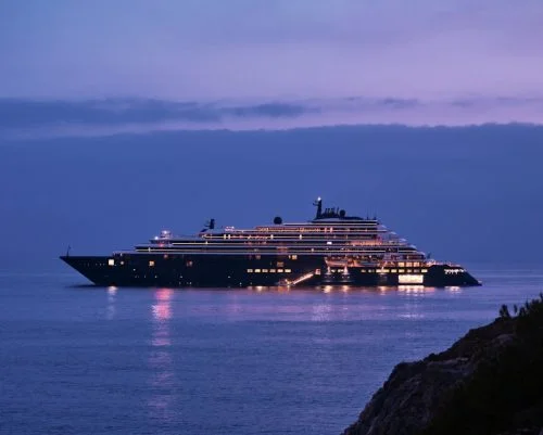 Ritz-Carlton’s eclipse cruise on board Evrima in August 2026