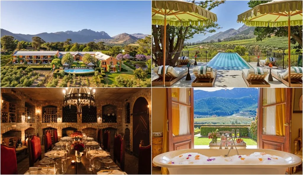 La Residence, one the best hotels in Franschhoek.