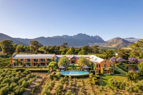 La Residence hotel in Franschhoek.