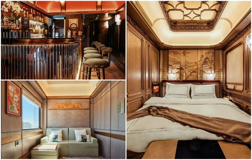 Golden Eagle Silk Road Express cabins and decor