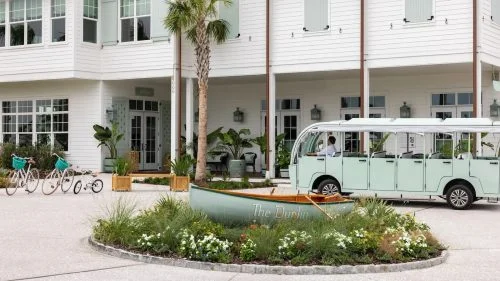 Exterior from the Dunlin, Auberge Collection.