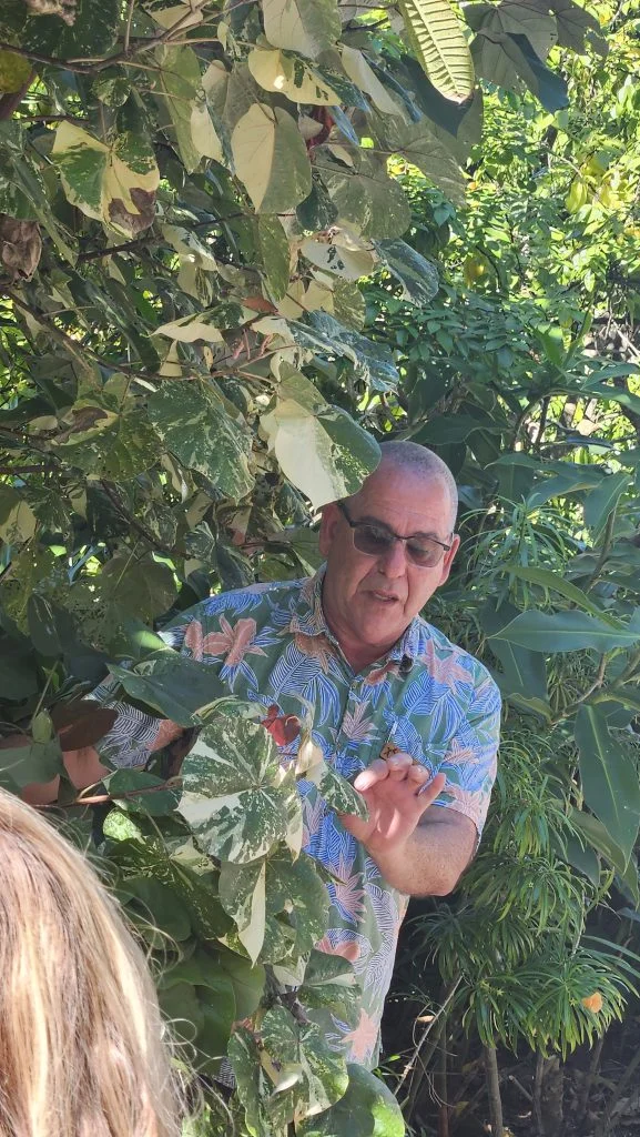 Greg at the farm, Courtesy of Kokoleka Lani Farm 
