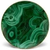 L'objet Malachite Dessert Plates 
