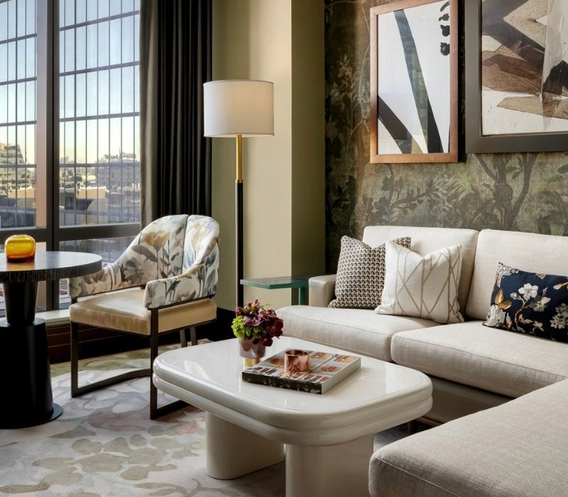 Raffles Boston Living room